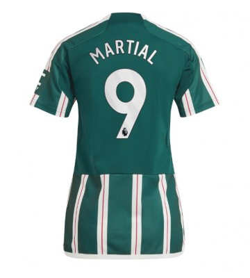 Manchester United Anthony Martial #9 Bortatröja Kvinnor 2023-24 Kortärmad